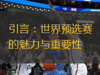 引言：世界预选赛的魅力与重要性