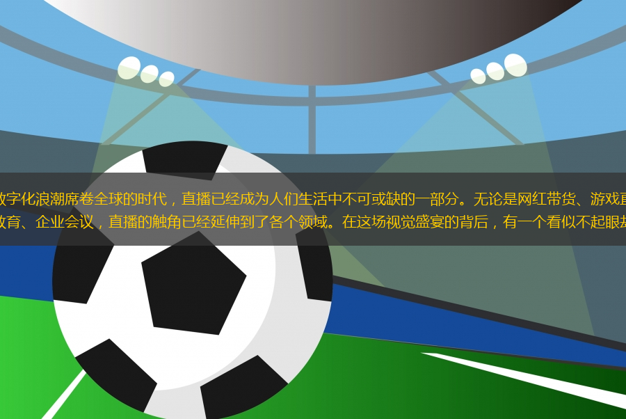 在这个数字化浪潮席卷全球的时代，直播已经成为人们生活中不可或缺的一部分。无论是网红带货、游戏直播，还是在线教育、企业会议，直播的触角已经延伸到了各个领域。在这场视觉盛宴的背后，有一个看似不起眼却至关重